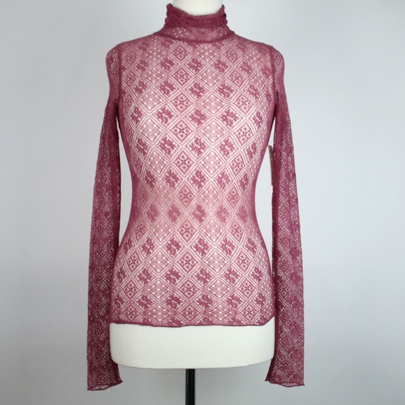 NEW FREE PEOPLE Sweet Memories Turtleneck XS - Picture 2 of 8